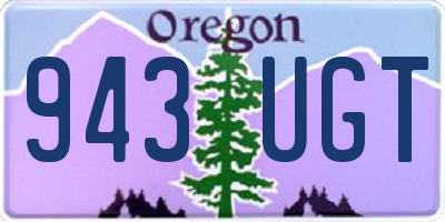 OR license plate 943UGT