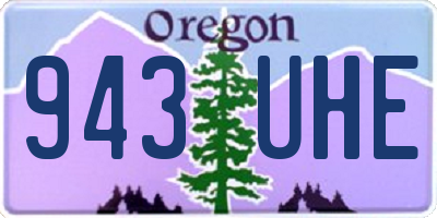 OR license plate 943UHE