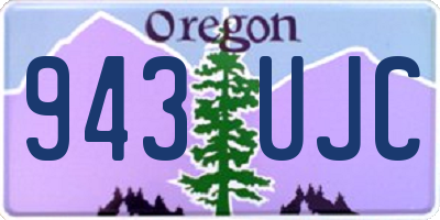OR license plate 943UJC