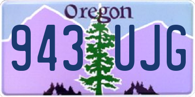 OR license plate 943UJG