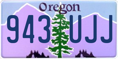 OR license plate 943UJJ