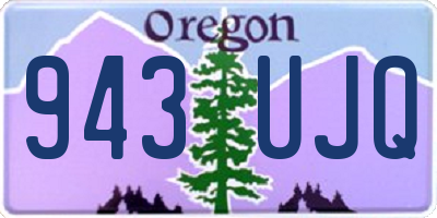 OR license plate 943UJQ