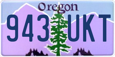 OR license plate 943UKT