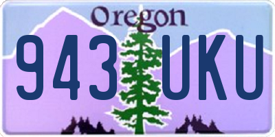 OR license plate 943UKU