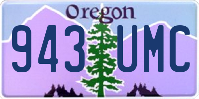 OR license plate 943UMC