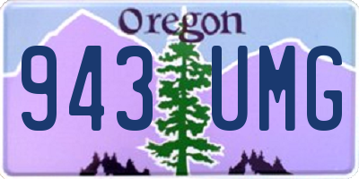 OR license plate 943UMG