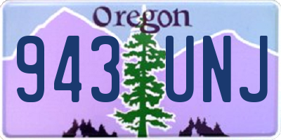 OR license plate 943UNJ