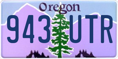 OR license plate 943UTR
