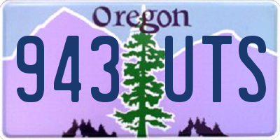 OR license plate 943UTS