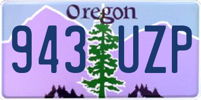 OR license plate 943UZP