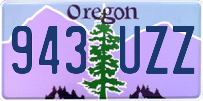 OR license plate 943UZZ