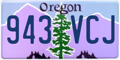 OR license plate 943VCJ