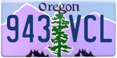 OR license plate 943VCL