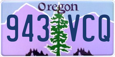 OR license plate 943VCQ