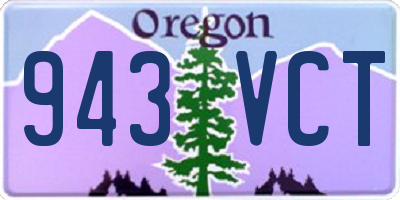 OR license plate 943VCT