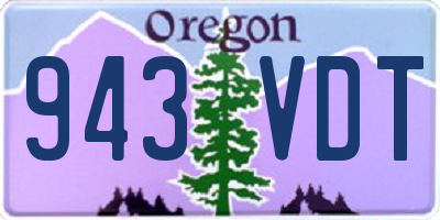 OR license plate 943VDT
