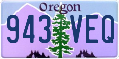 OR license plate 943VEQ