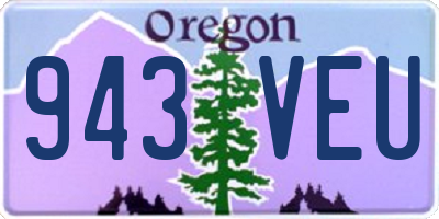 OR license plate 943VEU