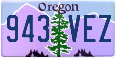 OR license plate 943VEZ