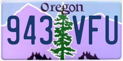 OR license plate 943VFU