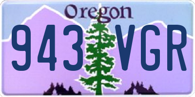 OR license plate 943VGR