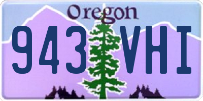 OR license plate 943VHI