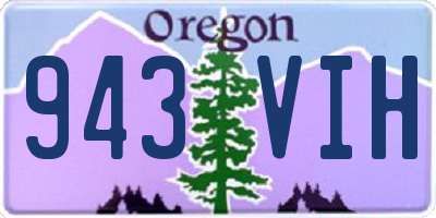 OR license plate 943VIH