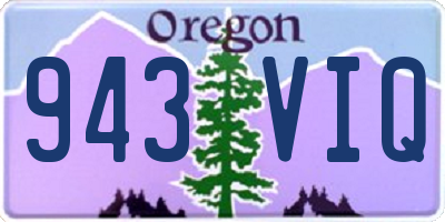 OR license plate 943VIQ