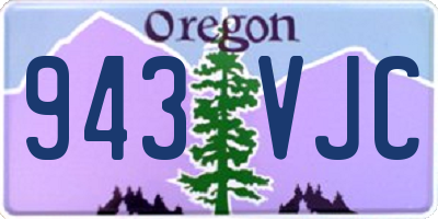 OR license plate 943VJC