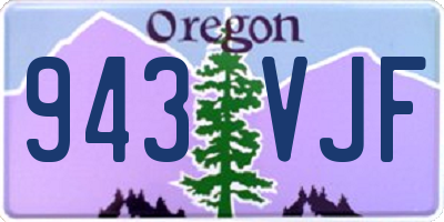 OR license plate 943VJF