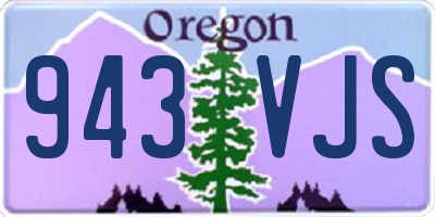 OR license plate 943VJS