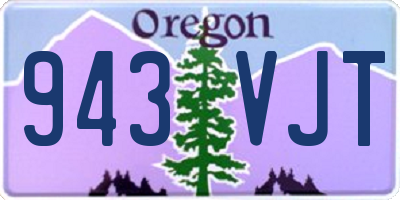 OR license plate 943VJT