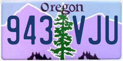 OR license plate 943VJU