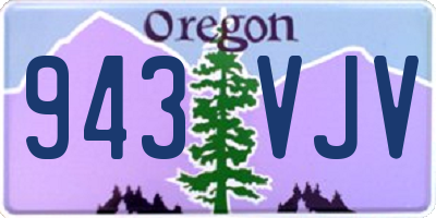 OR license plate 943VJV