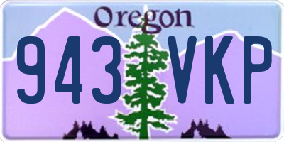 OR license plate 943VKP