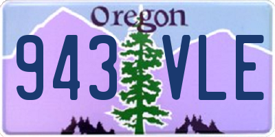 OR license plate 943VLE
