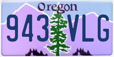 OR license plate 943VLG