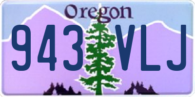 OR license plate 943VLJ