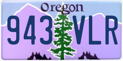 OR license plate 943VLR