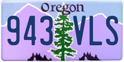 OR license plate 943VLS