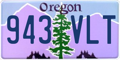 OR license plate 943VLT