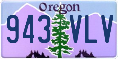 OR license plate 943VLV