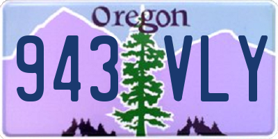 OR license plate 943VLY