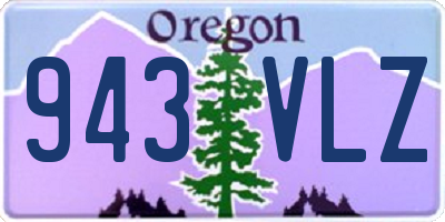 OR license plate 943VLZ
