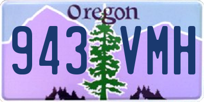 OR license plate 943VMH