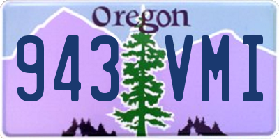 OR license plate 943VMI