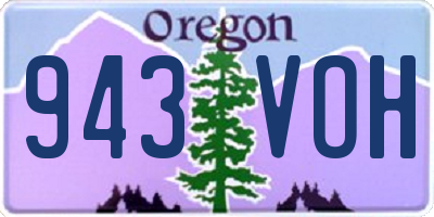 OR license plate 943VOH