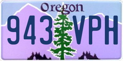 OR license plate 943VPH