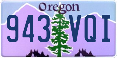 OR license plate 943VQI