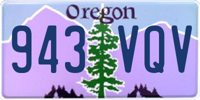 OR license plate 943VQV